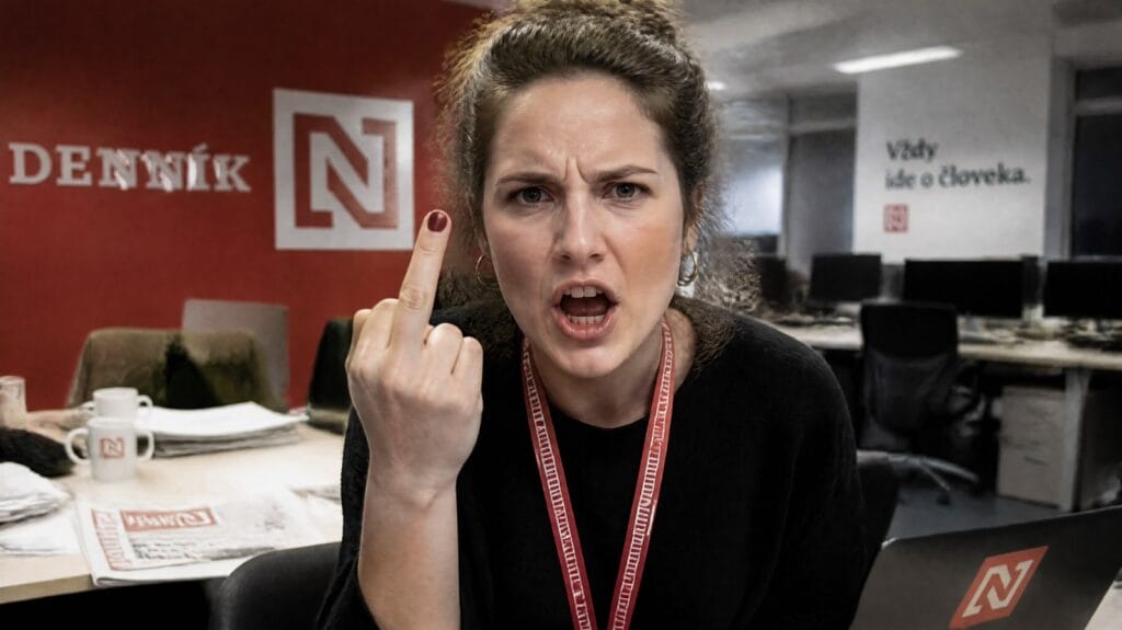 Nevychovaná novinárka z Denníka N prekvapila tuposťou aj otrlého diváka