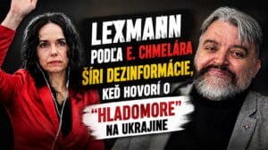 Lexmann podľa E. Chmelára šíri dezinformácie, keď hovorí o "strašnom hladomore" na Ukrajine