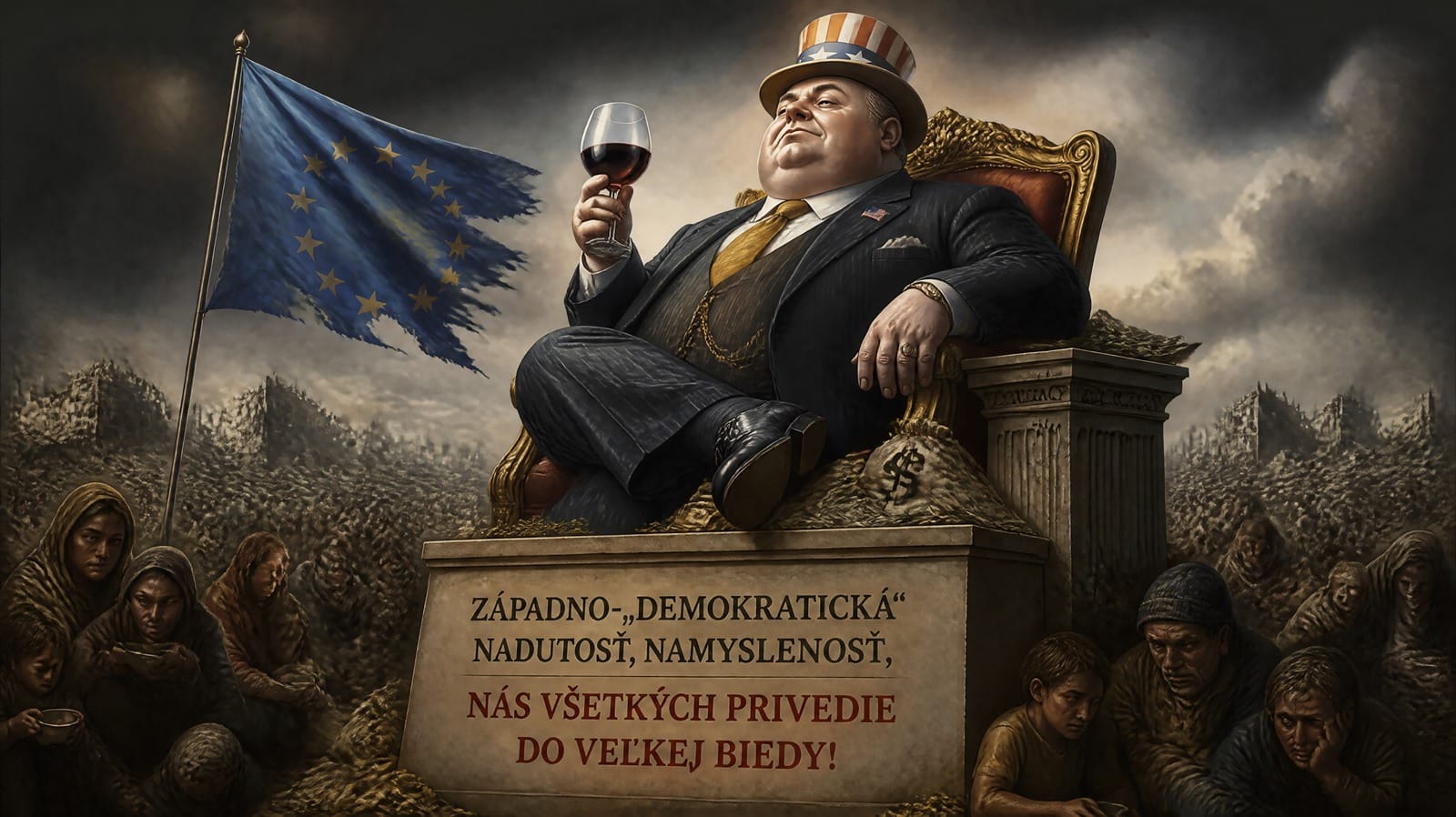 Západno-„demokratická“ nadutosť, namyslenosť, nás všetkých privedie do veľkej biedy!