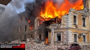 Ruské ozbrojené sily zasadili Kyjevu silný úder. Ovzdušie je zamorené amoniakom