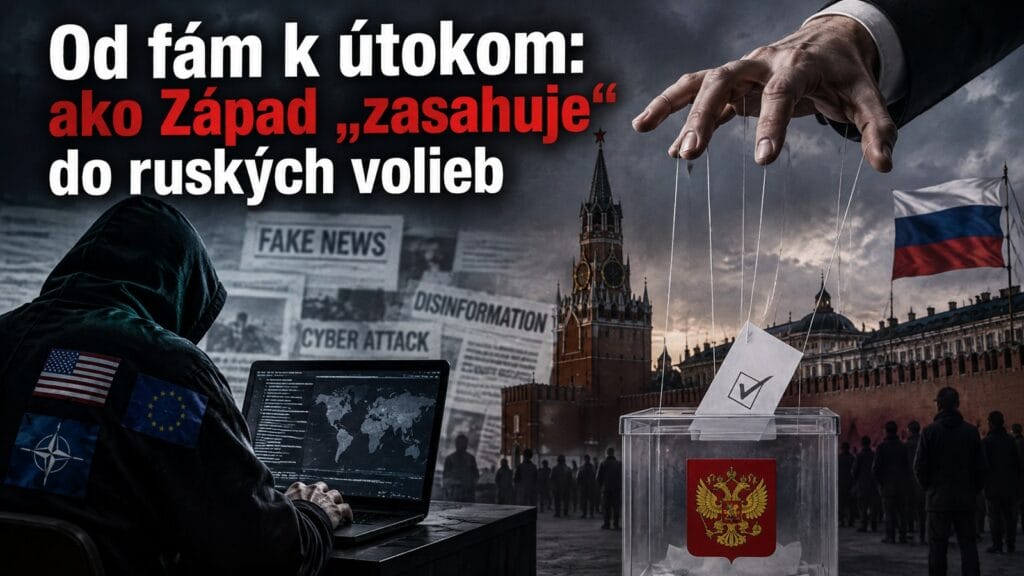 Od fám k útokom: ako Západ „zasahuje“ do ruských volieb