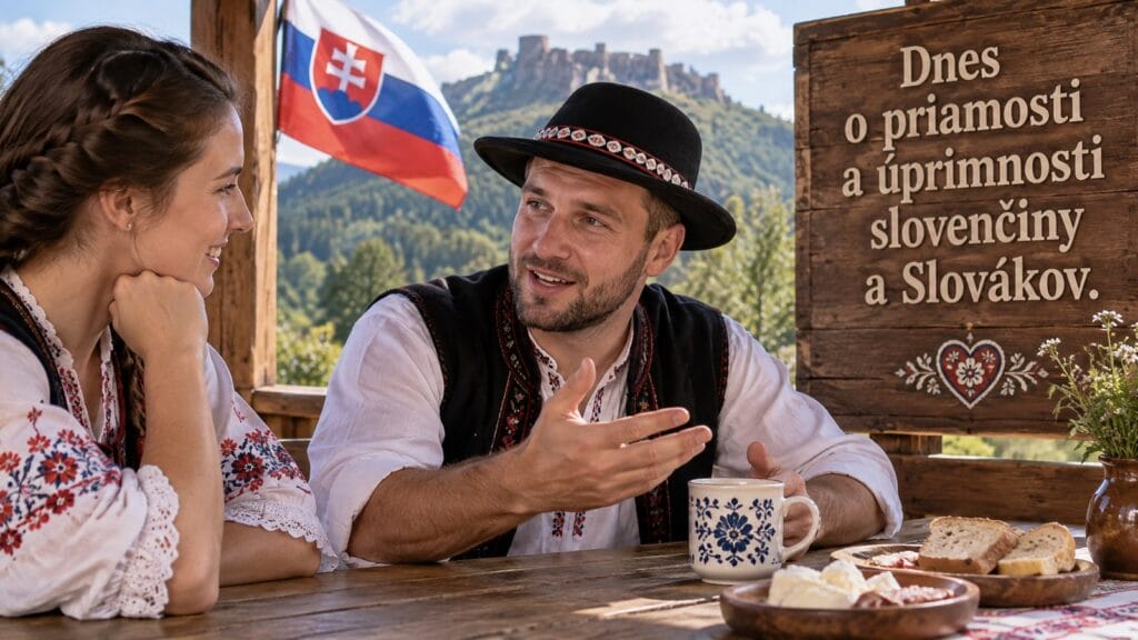 Dnes to bude o priamosti a úprimnosti slovenčiny a Slovákov. V dávnych, pradávnych časoch , keď Slováci ešte nepodliehali bruselskému imperatívu