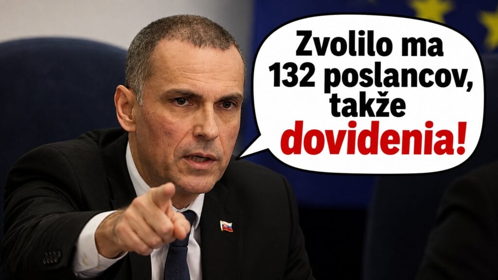 Žilinka - „Zvolilo ma 132 poslancov, takže dovidenia!“