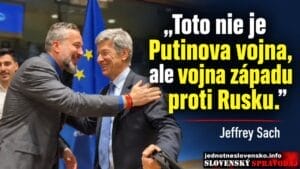Jeffrey Sach: "Toto nie je Putinova vojna, ale vojna západu proti Rusku,“