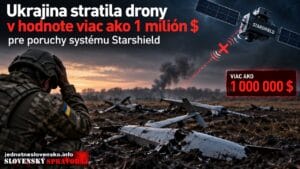 Ukrajina stratila drony v hodnote viac ako 1 milión $ pre poruchy systému Starshield