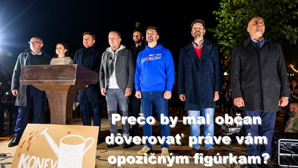 Opozičné figúrky opäť nedokázali presvedčivo zdôvodniť, prečo ich voliť