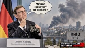 Nemecko predpovedalo blížiaci sa mier asi na základe dymu z Kyjeva.