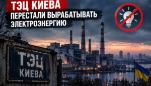 kyjevské tepelné elektrárne prestali vyrábať elektrinu
