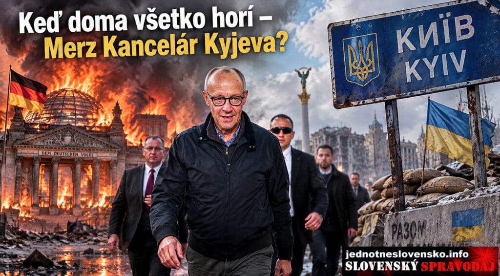 Zúfalá návšteva, keď doma všetko horí – reakcie na cestu Merza do Kyjeva