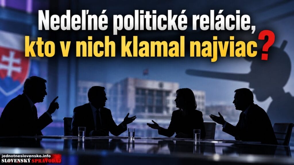 Kto v nedeľu klamal najviac? Politici rozdávali istoty, ktoré realita nepozná