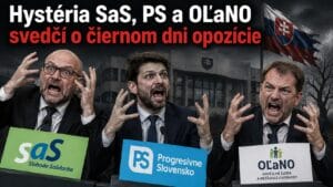 Včerajšia hystéria SaS, PS a OĽaNO svedčí o čiernom dni opozície
