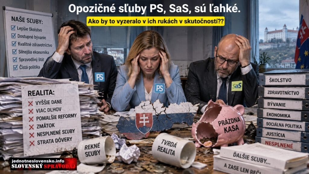 Opozičné sľuby sú ľahké. Ako by to vyzeralo vo vašich rukách? Odpovedzte mi, ctení opozičníci na nasledovné otázky, týkajúce sa toho, čo urobíte,