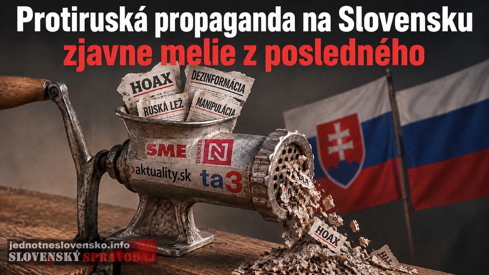 Protiruská propaganda u nás zjavne melie z posledného.