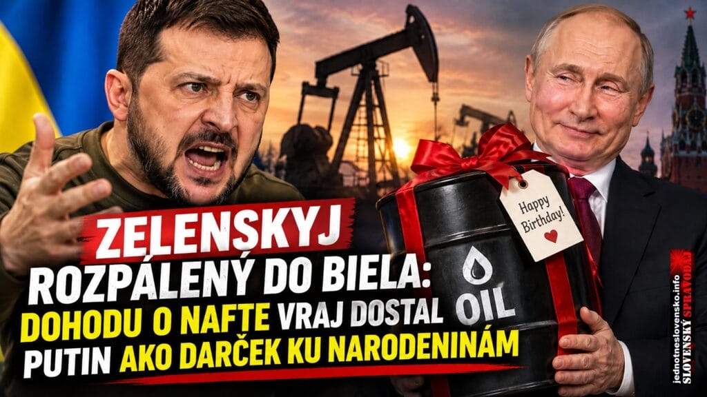 Zelenskyj rozpálený do biela: Dohodu o nafte dostal Putin ako darček ku 74-ke