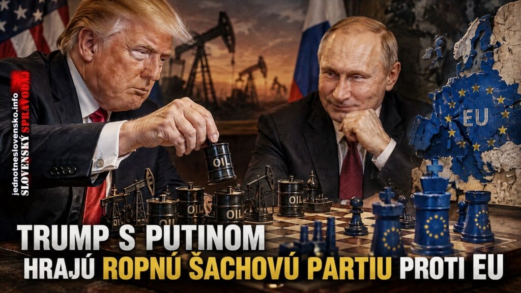 Trump s Putinom hrajú ropnú šachovú partiu s EU. Kontroverzná dohoda prezidenta Donalda Trumpa s Vladimirom Putinom o dovoze 4,8 milióna ton ruskej