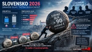 Slovensko 2026: Nad priemerom eurozóny a napriek tomu v pasci