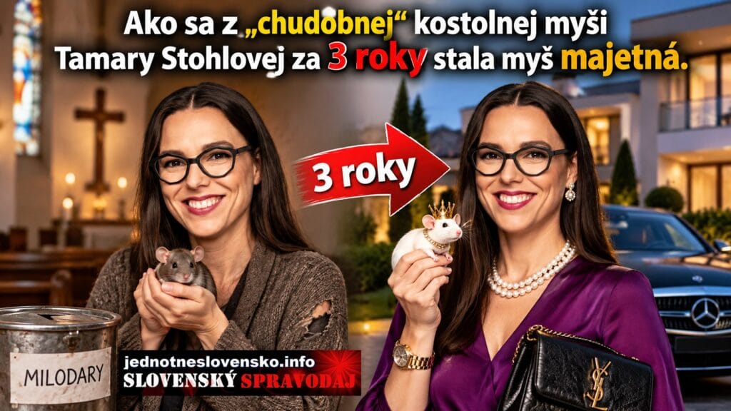 Zázrak! Z Šimečkovej „chudobnej myši“ Stohlovej za 3 roky stala myš majetná