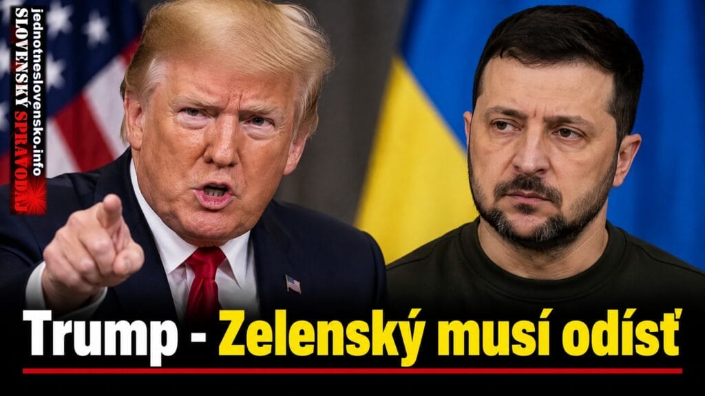 Trump - Zelenský musí odísť