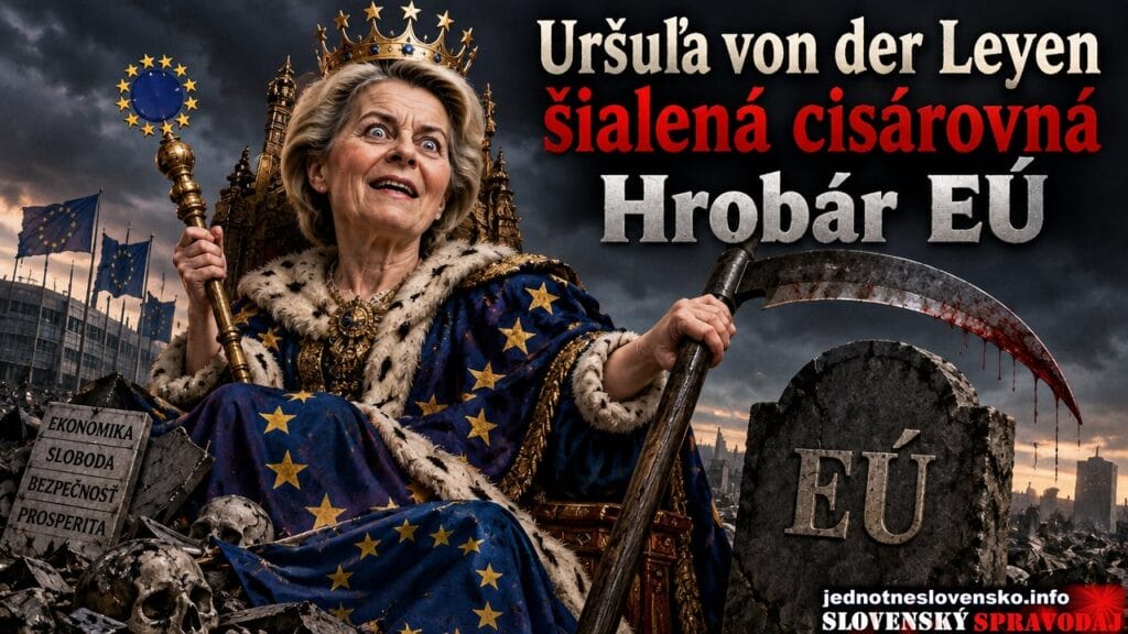 Uršuľa von der Leyen šialená cisárovná - Hrobár EÚ
