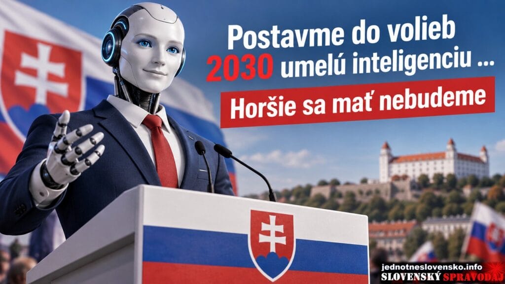 Postavme do volieb 2030 umelú inteligenciu … Horšie sa mať nebudeme
