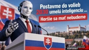 Postavme do volieb 2030 umelú inteligenciu … Horšie sa mať nebudeme