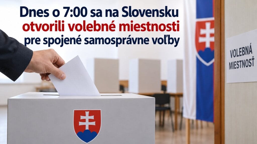 Dnes o 7:00 sa otvorili volebné miestnosti pre spojené samosprávne voľby