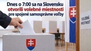 Dnes o 7:00 sa otvorili volebné miestnosti pre spojené samosprávne voľby