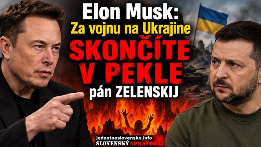 Elon Musk: Za vojnu na Ukrajine ZHORÍTE V PEKLE pán ZELENSKIJ